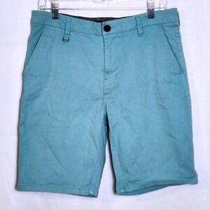 Rip Curl Blue Walk Shorts Mens Size 31 Casual Cotton Flat Front‎ Surf Skate